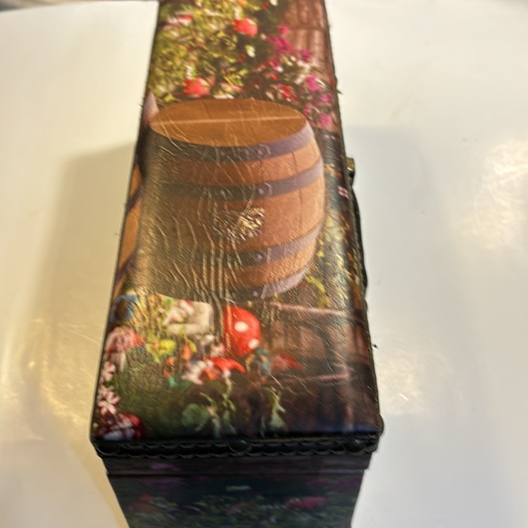 Vintage wine case with leather handle and accessories holds one bottle - Picture 7 of 8